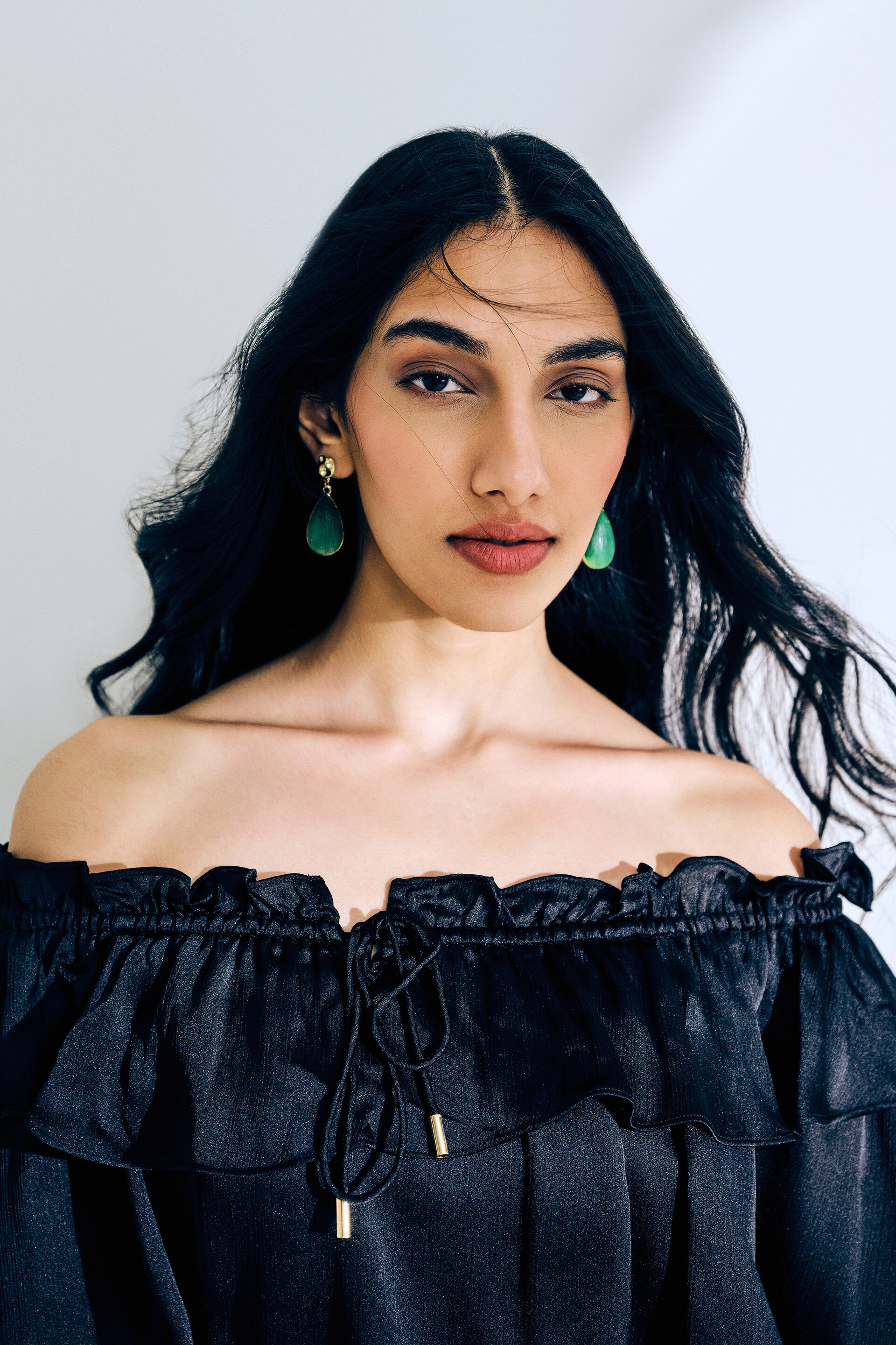 Rose Dawn Black Top, Black, image 4